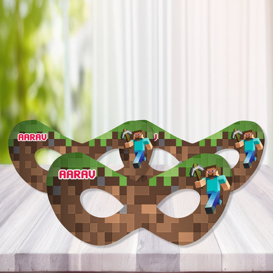Minecraft Theme Personalized Eye Mask