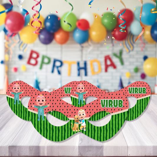 Cocomelon Theme Customized Eye Mask