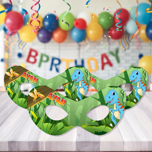 Dino Theme Customized Eye Mask