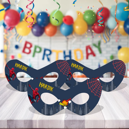 Spiderman Theme Customized Eye Mask