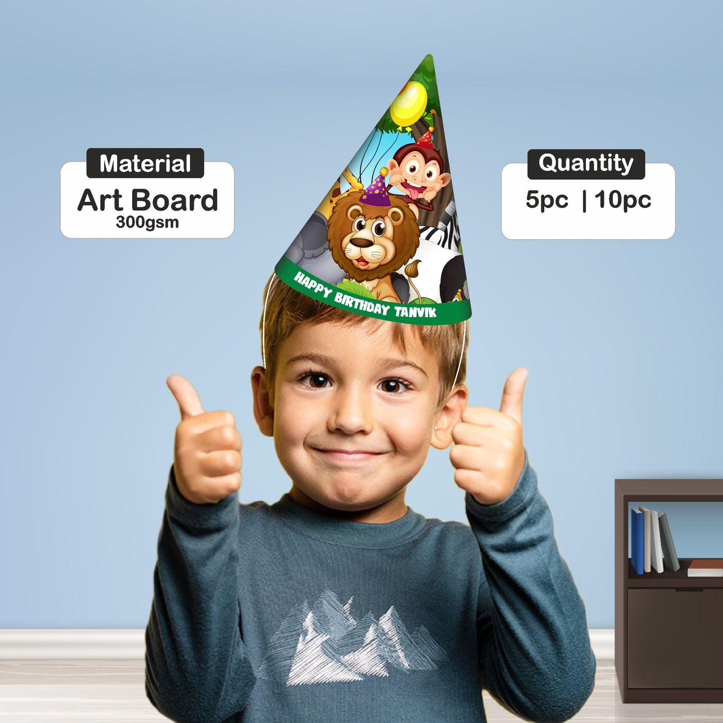 Jungle Theme Customized Hat