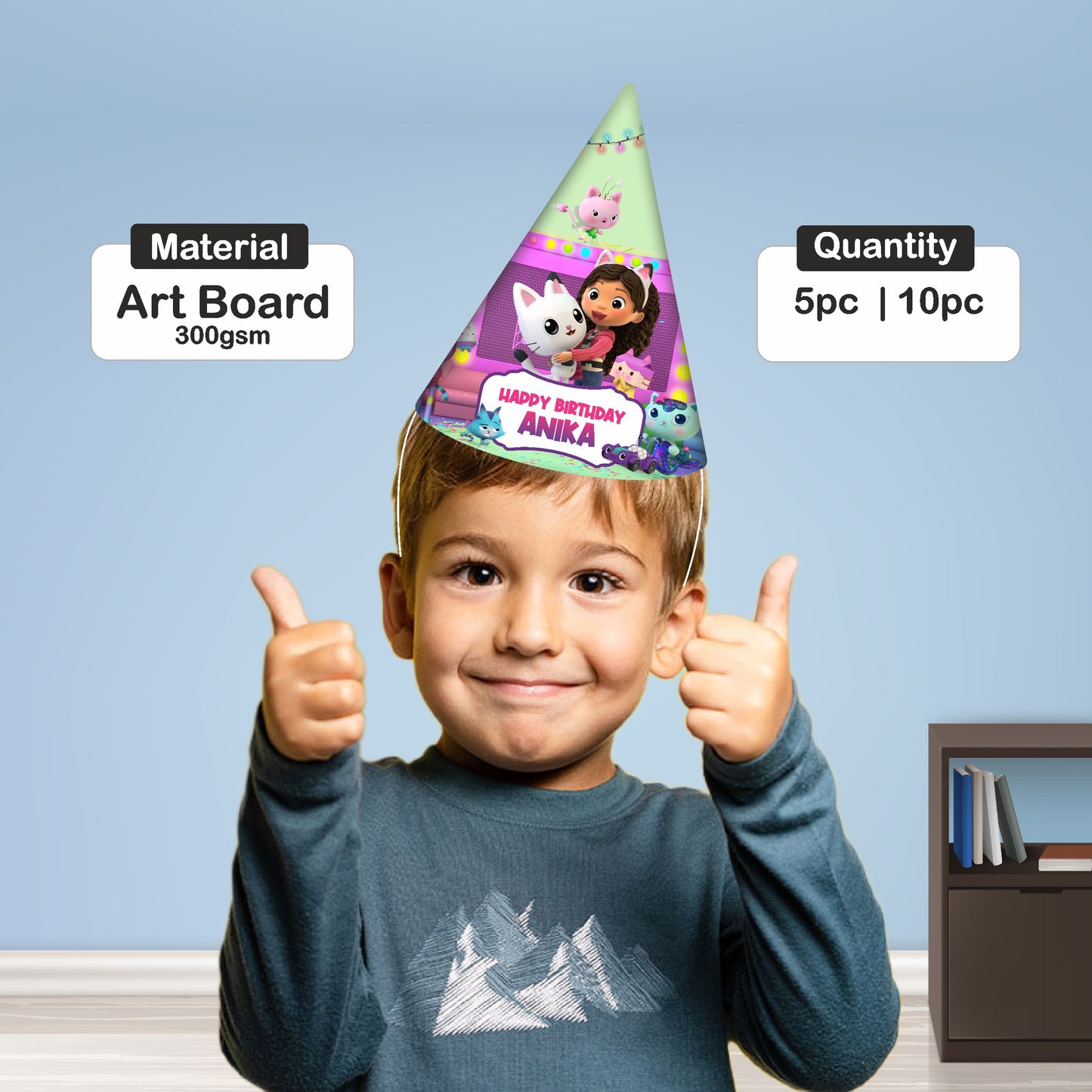 Gabby’s Dollhouse Theme Personalized Hat