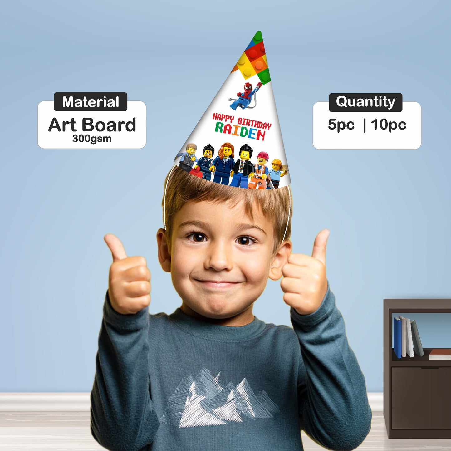 Lego Theme Personalized Hat