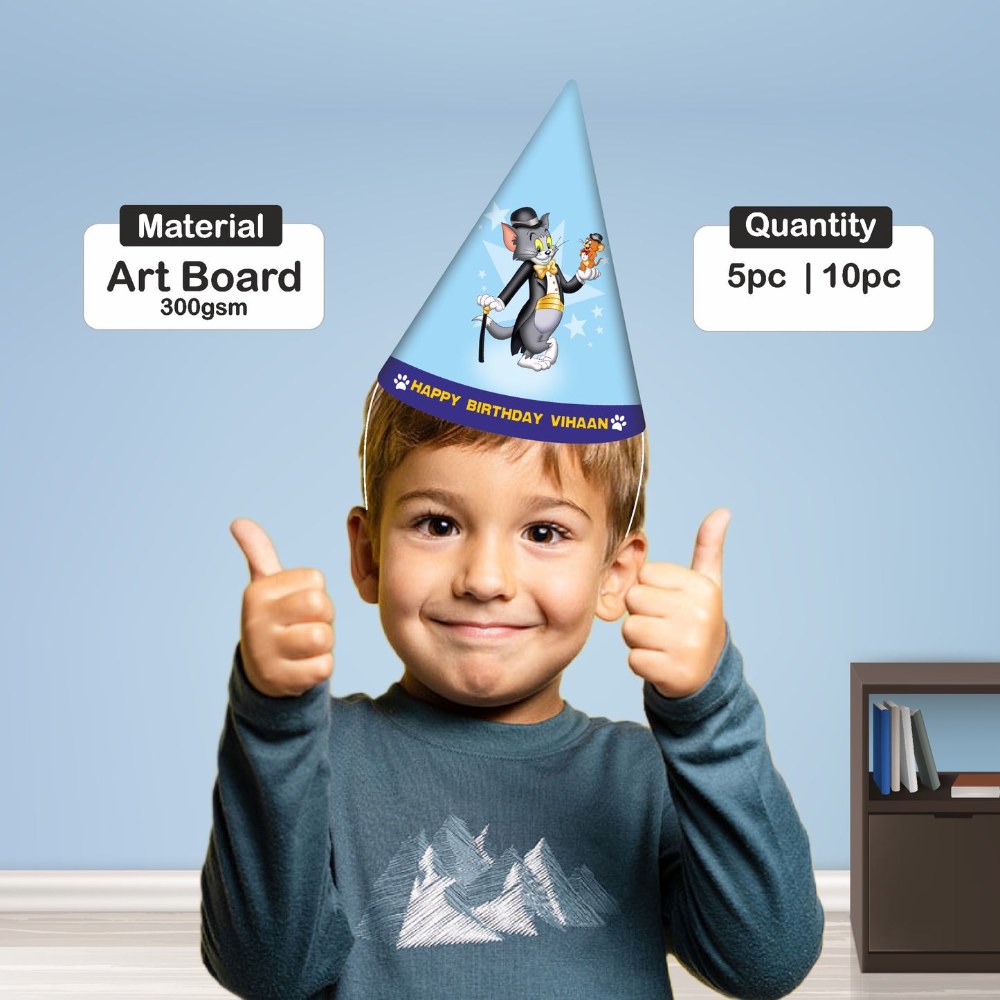 Tom & Jerry Theme Customized Hat