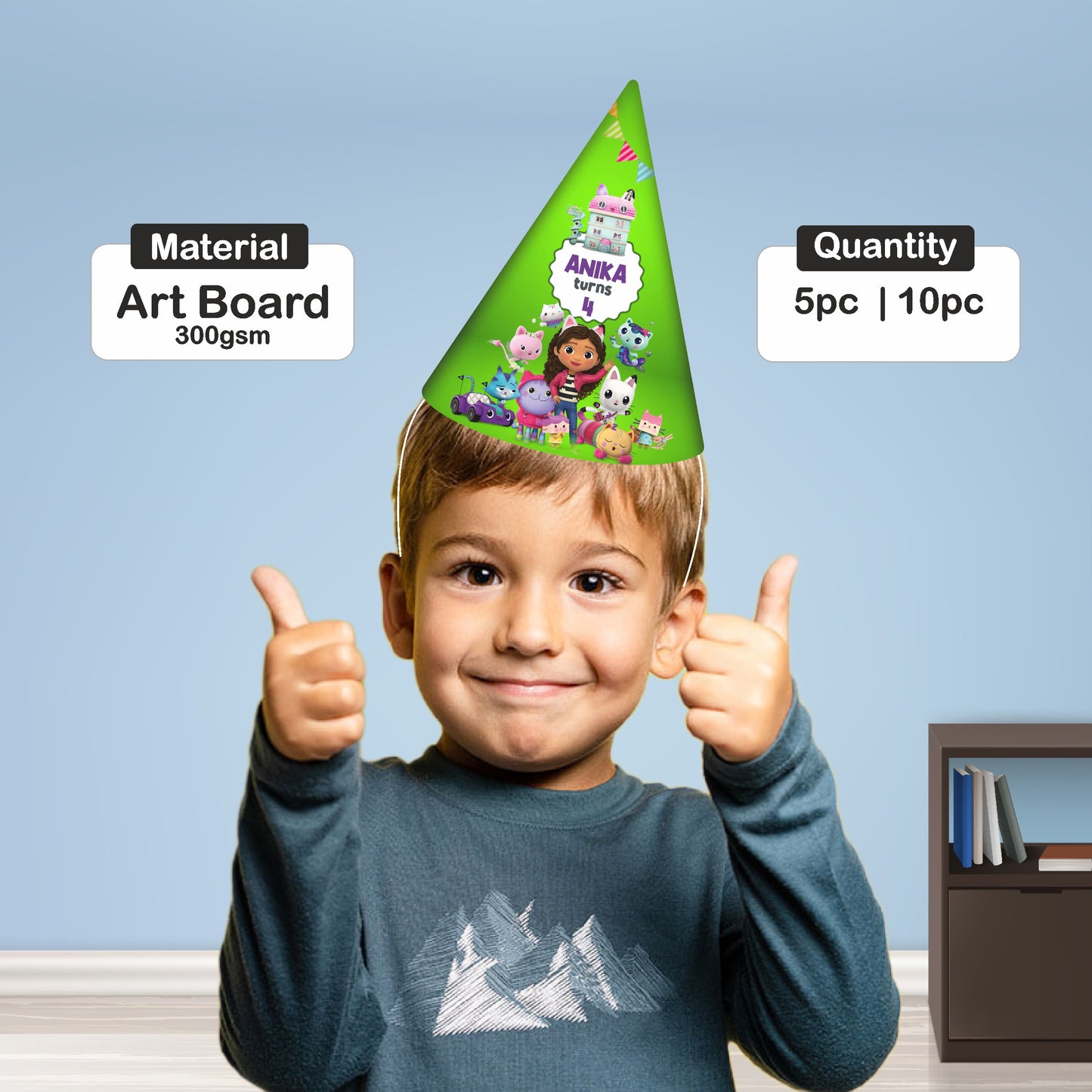 Gabby’s Dollhouse Theme Customized Hat