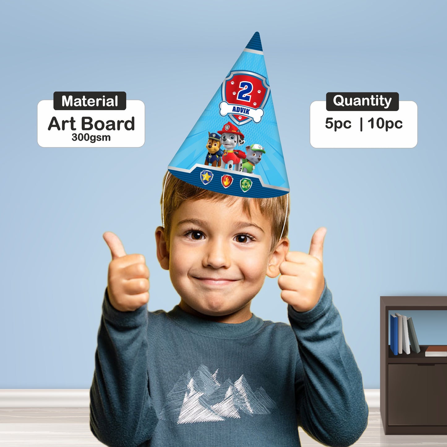 Paw Patrol Theme Personalized Hat