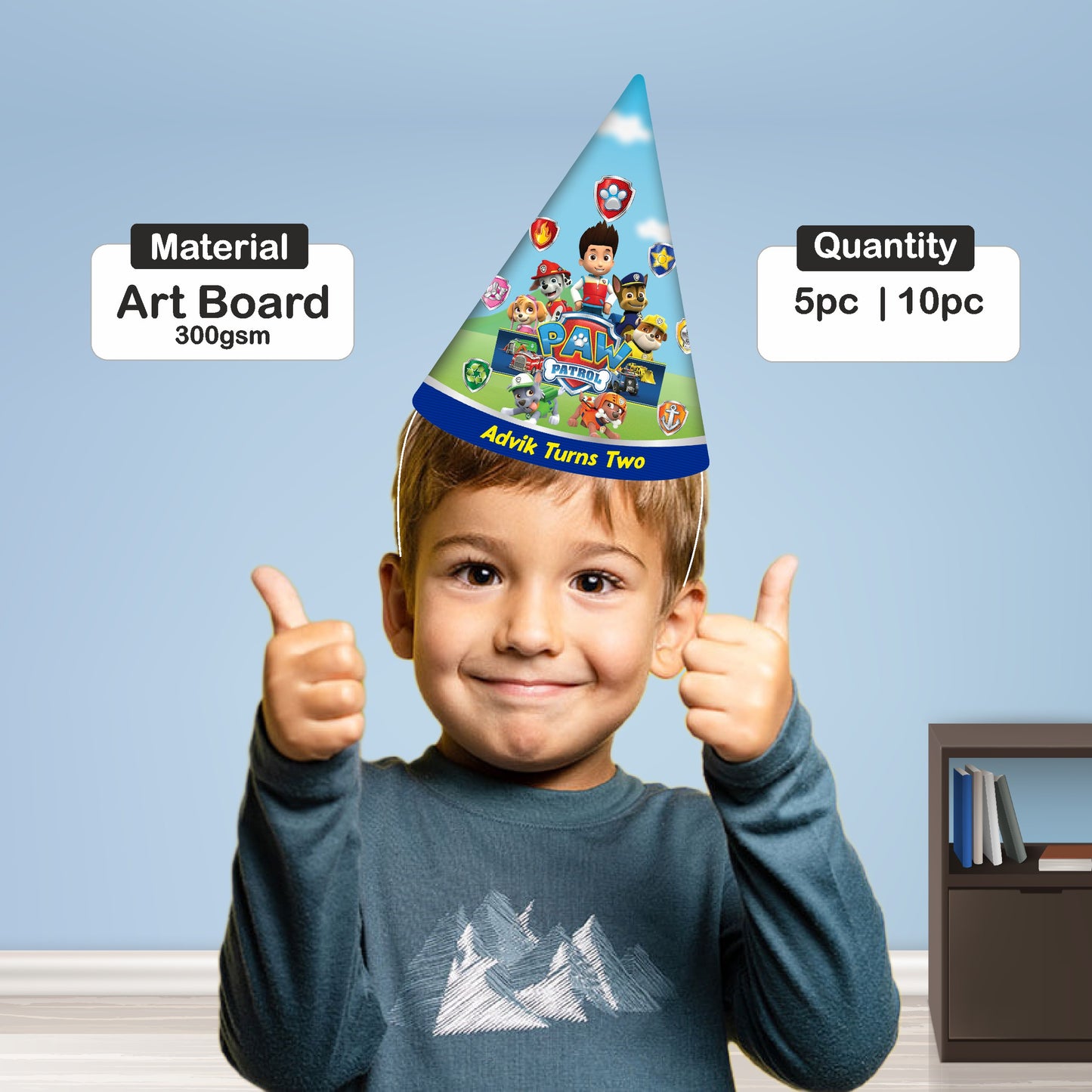 Paw Patrol Theme Customized Hat