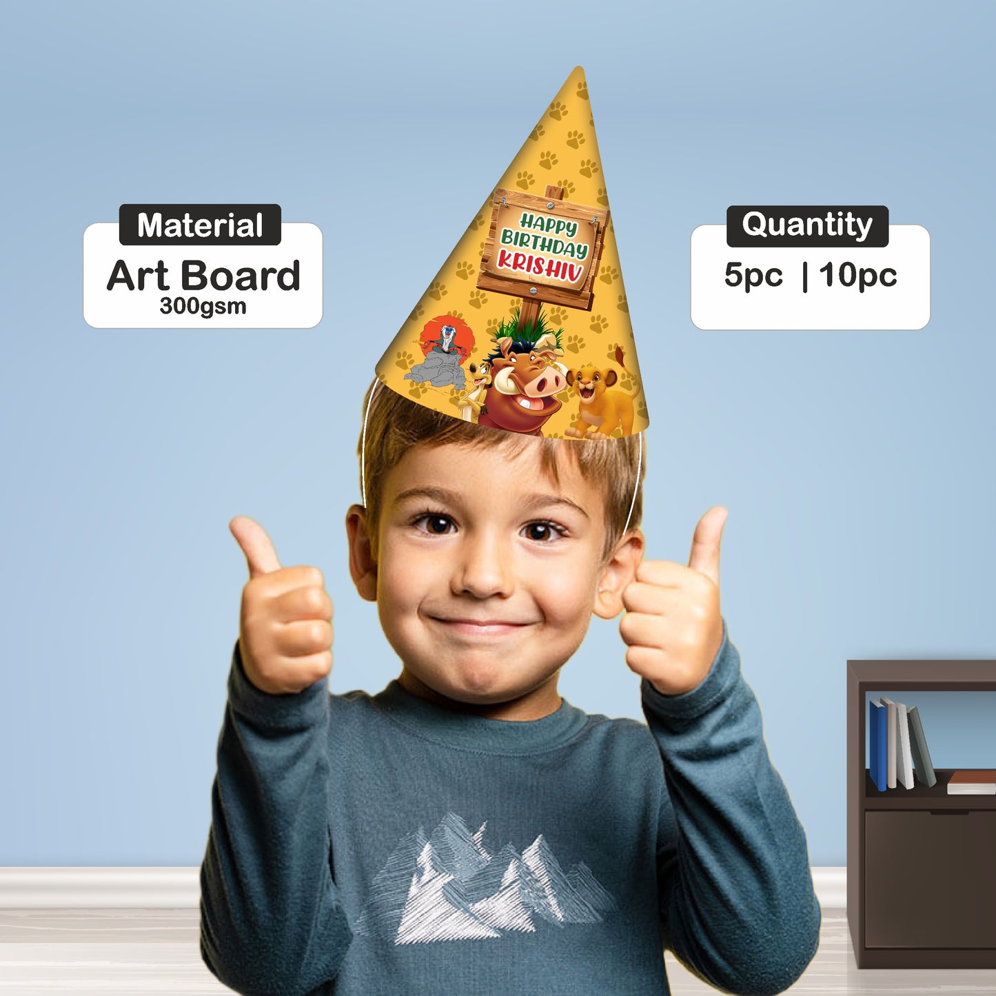 Lion King Theme Customized Hat