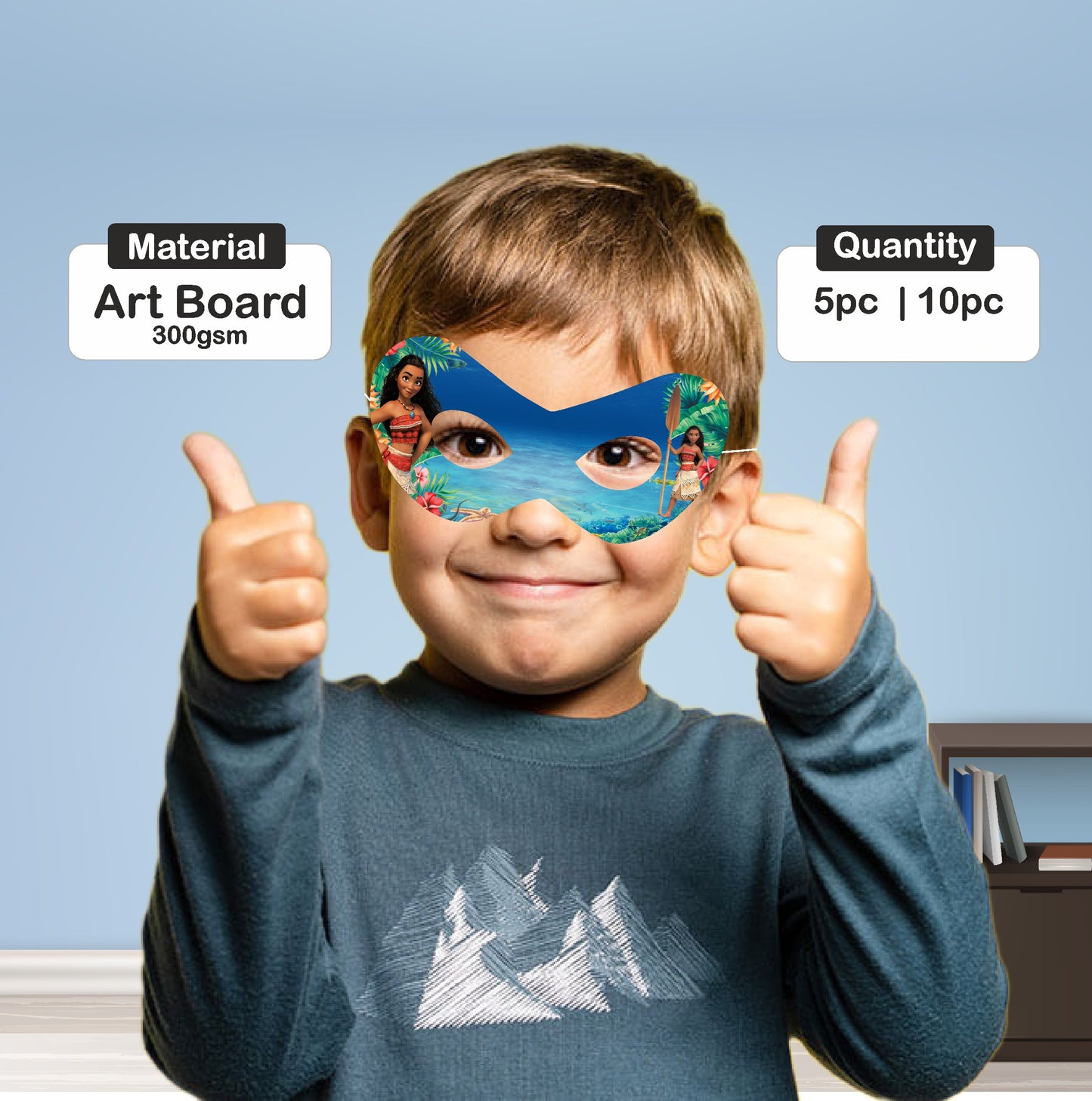 Moana Theme Eye Mask