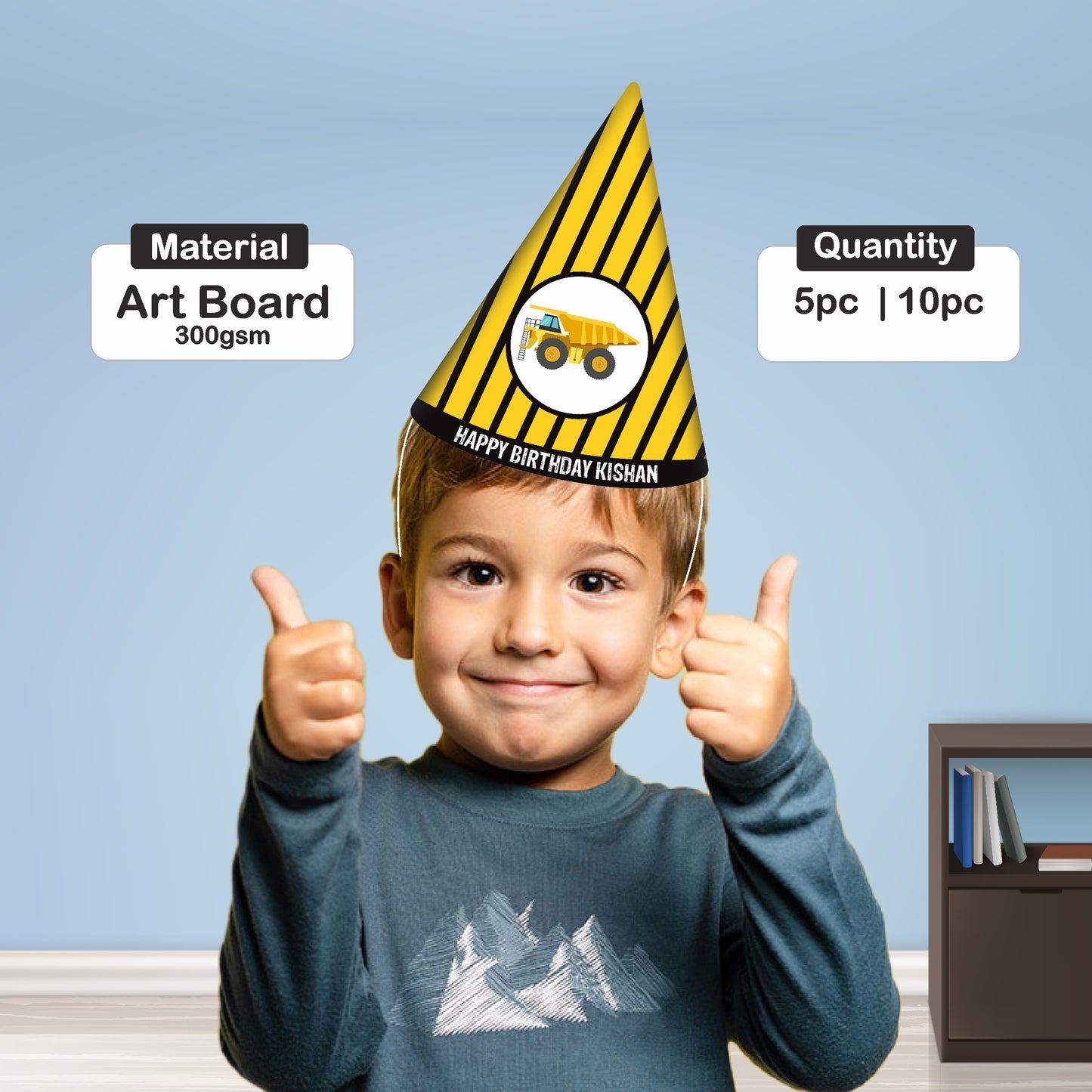 Construction Theme Customized Hat