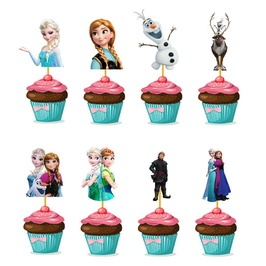 Frozen Theme Cupcake Topper