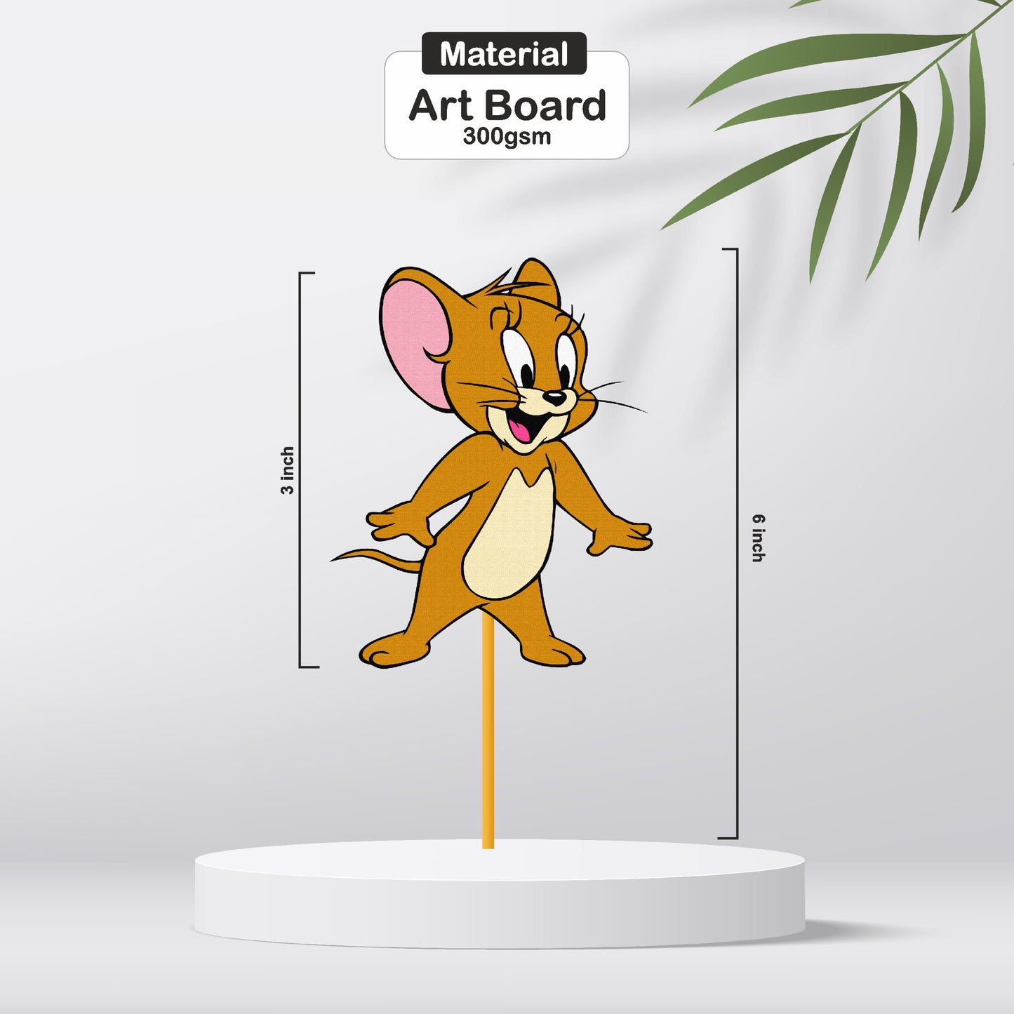 Tom & Jerry Theme Classic Cupcake Topper