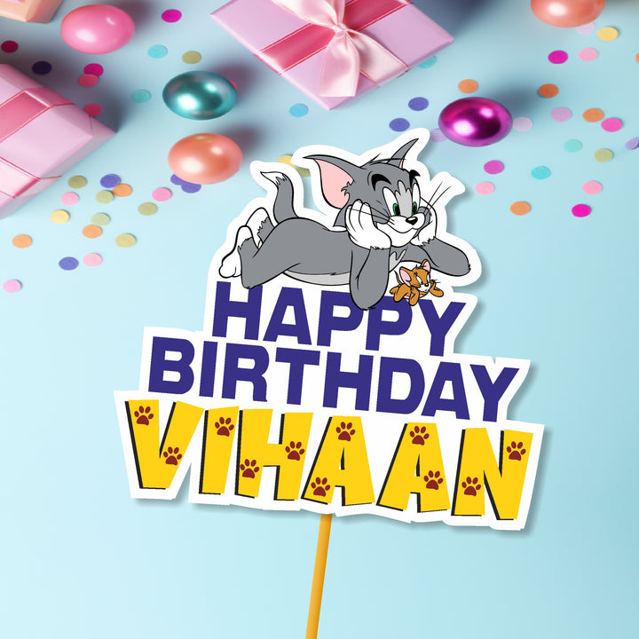 Tom & Jerry Theme Customized Caketopper My Store