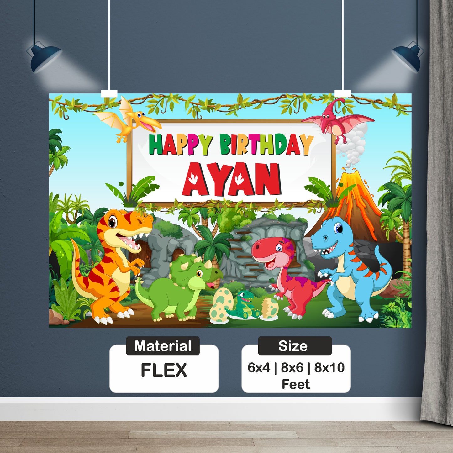 Dino Theme Classic Backdrop