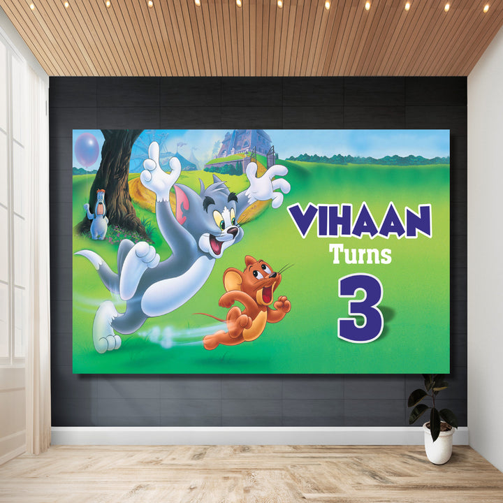 Tom & Jerry Theme Movie Backdrop My Store