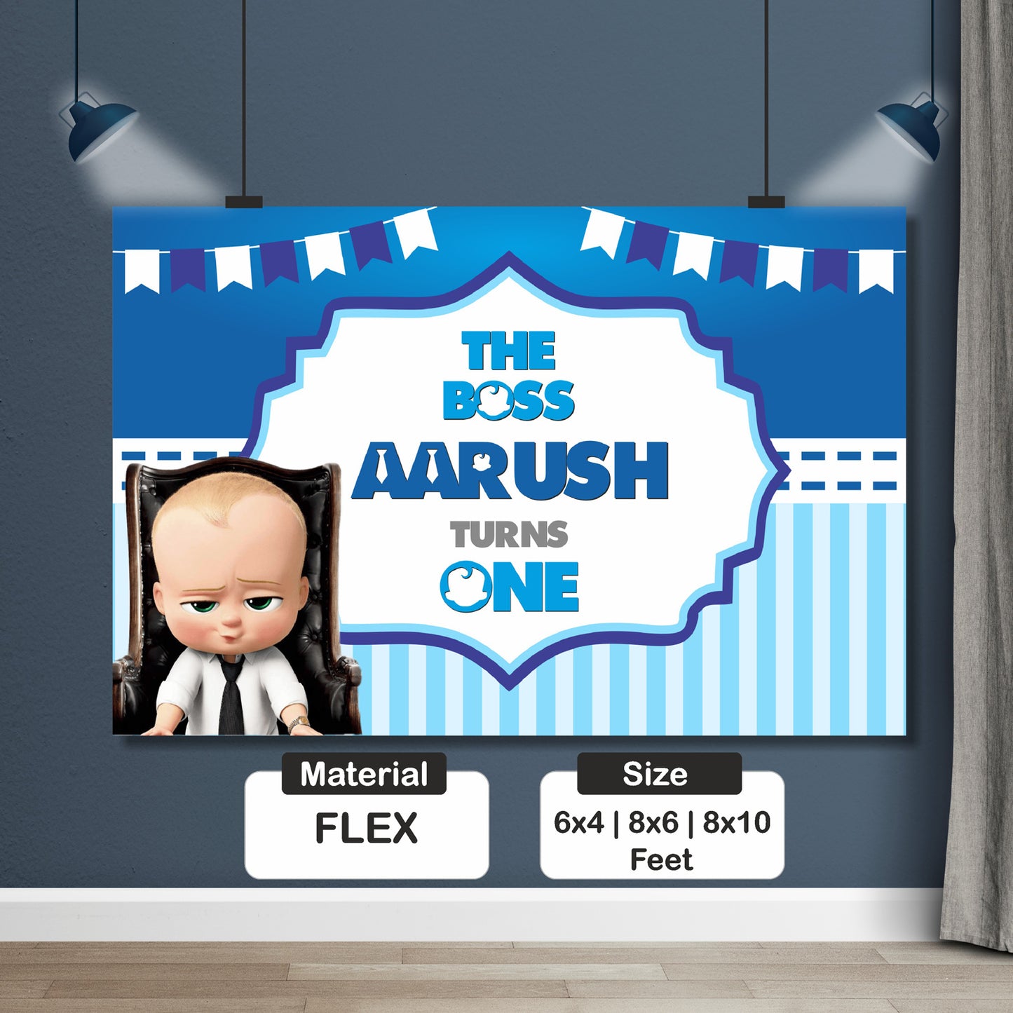 Boss Baby Theme Backdrop