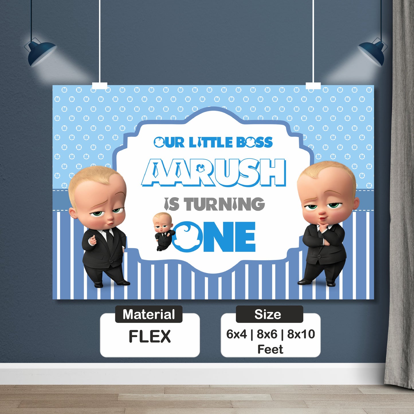 Boss Baby Customized Backdrop