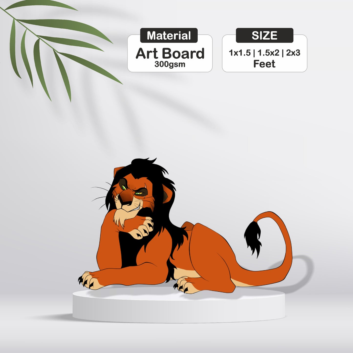 Lion King Theme Cutout - BP 22