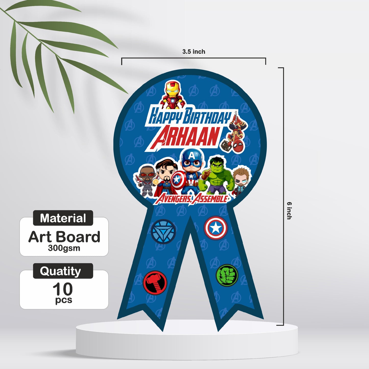 Avengers Theme Badge