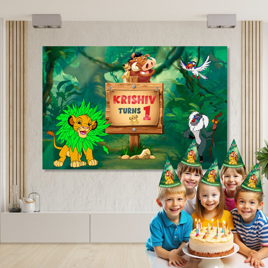 Lion King Theme Classic Backdrop