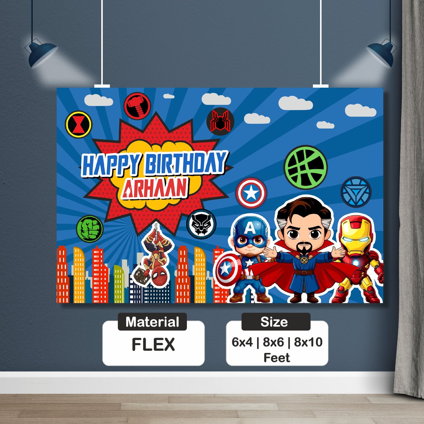 Avengers Theme Classic-1 Backdrop