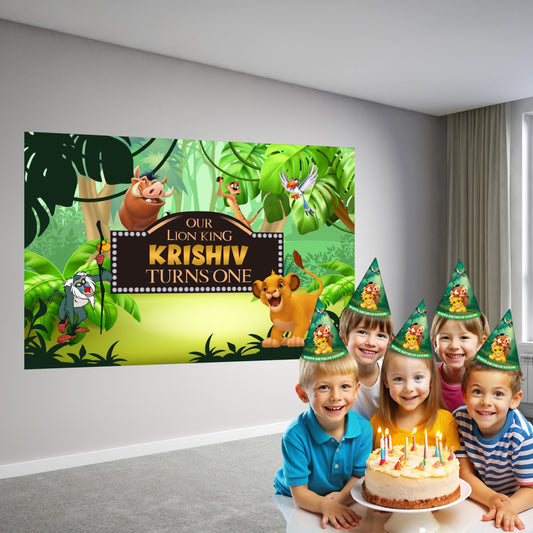 Lion King Theme Backdrop