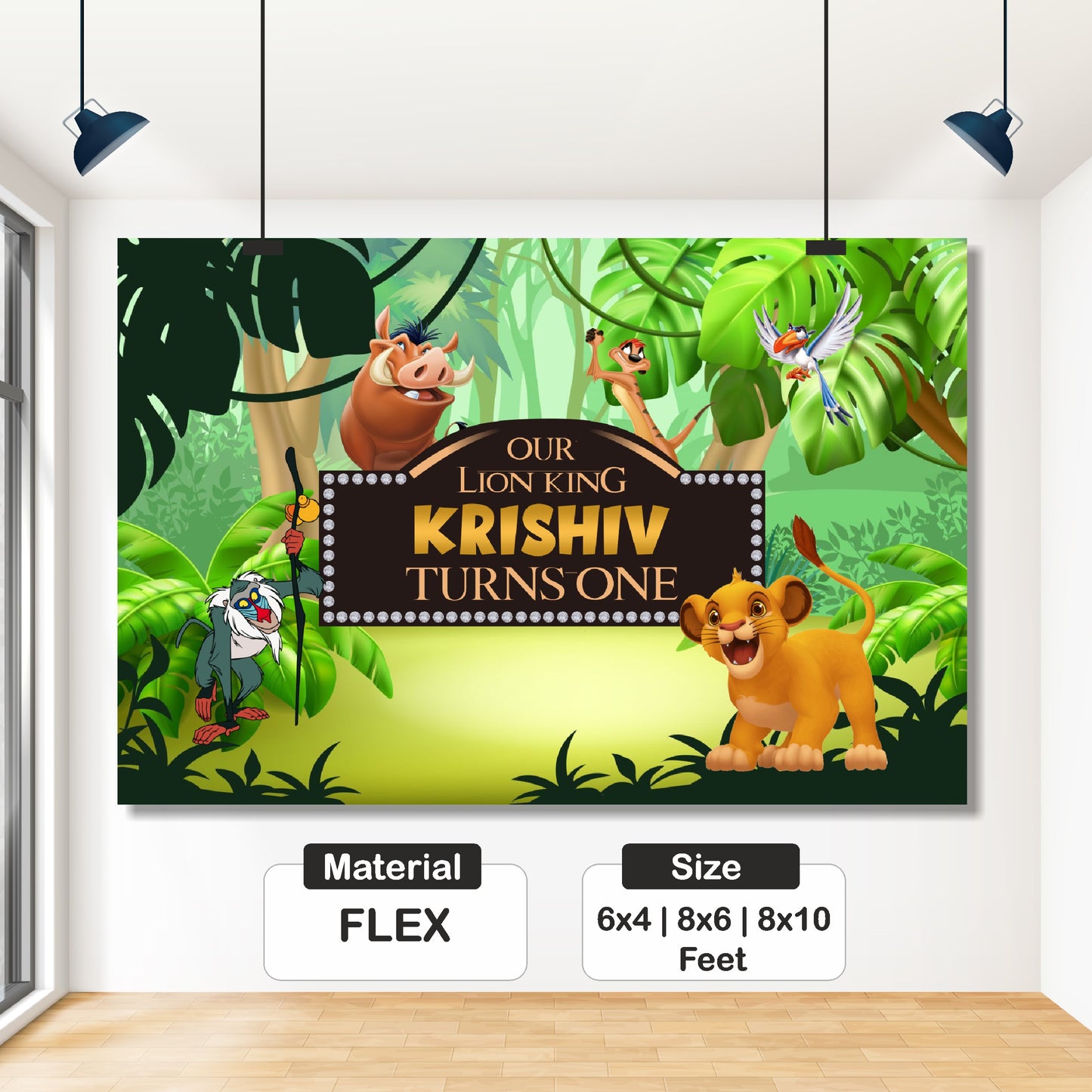 Lion King Theme Backdrop