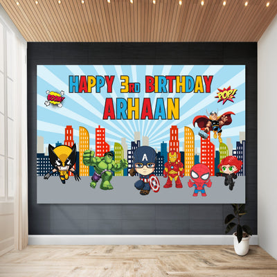 Avengers Theme Classic-2 Backdrop