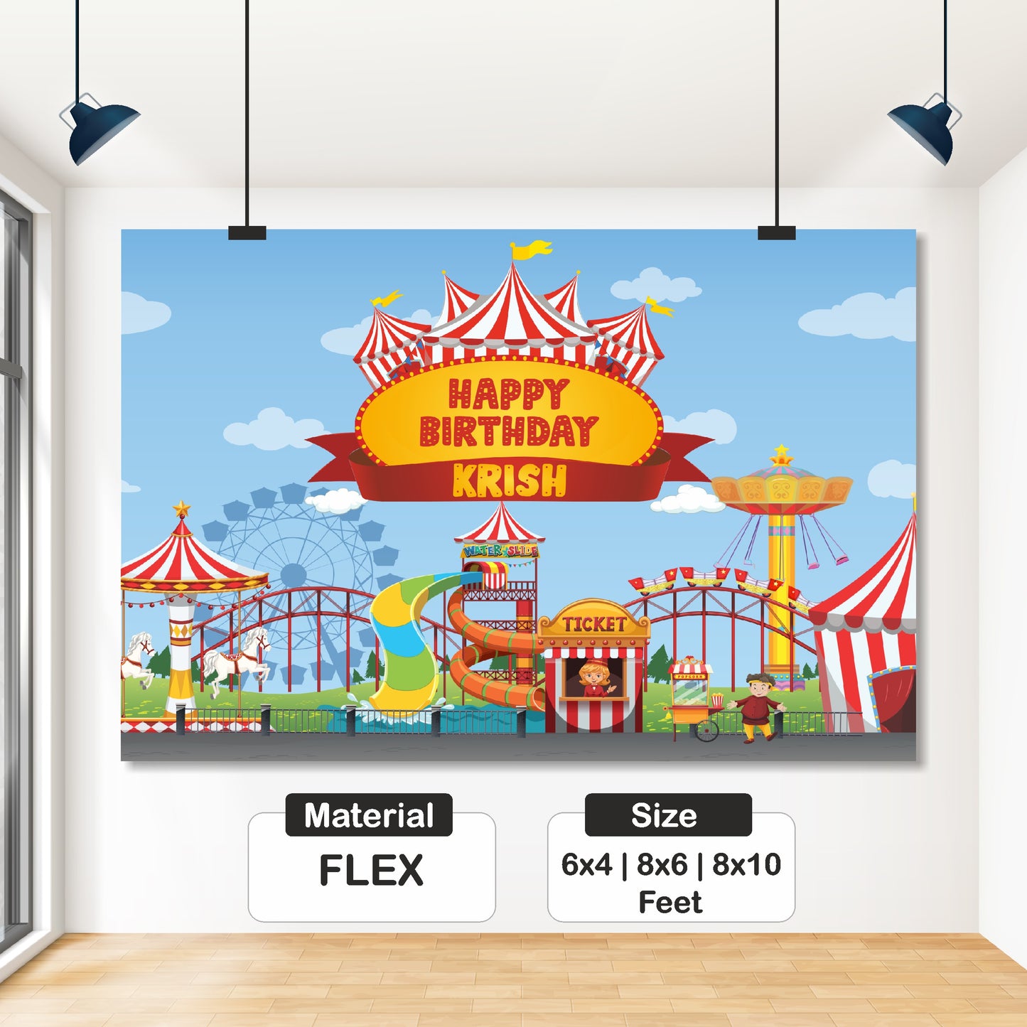 Carnival Theme Backdrop