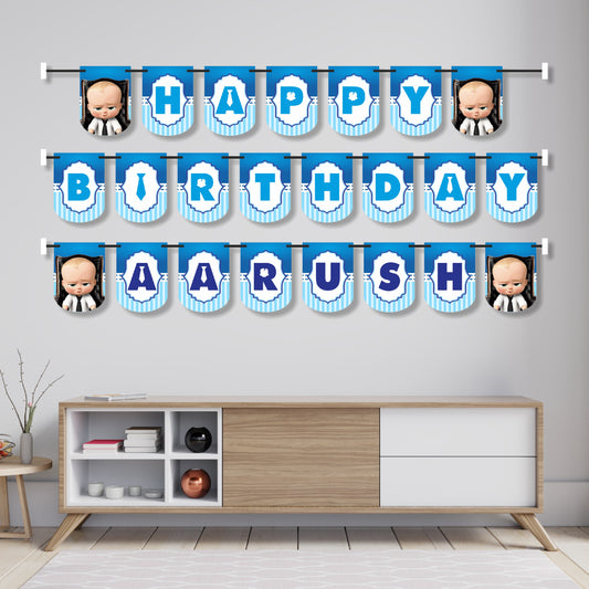 Boss Baby Theme Bunting