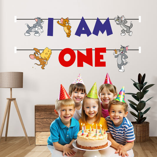 Tom & Jerry Theme Age Bunting