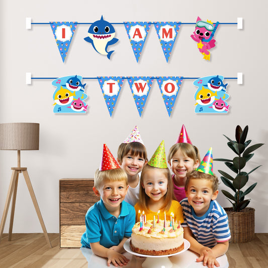 Baby Shark Theme Age Bunting