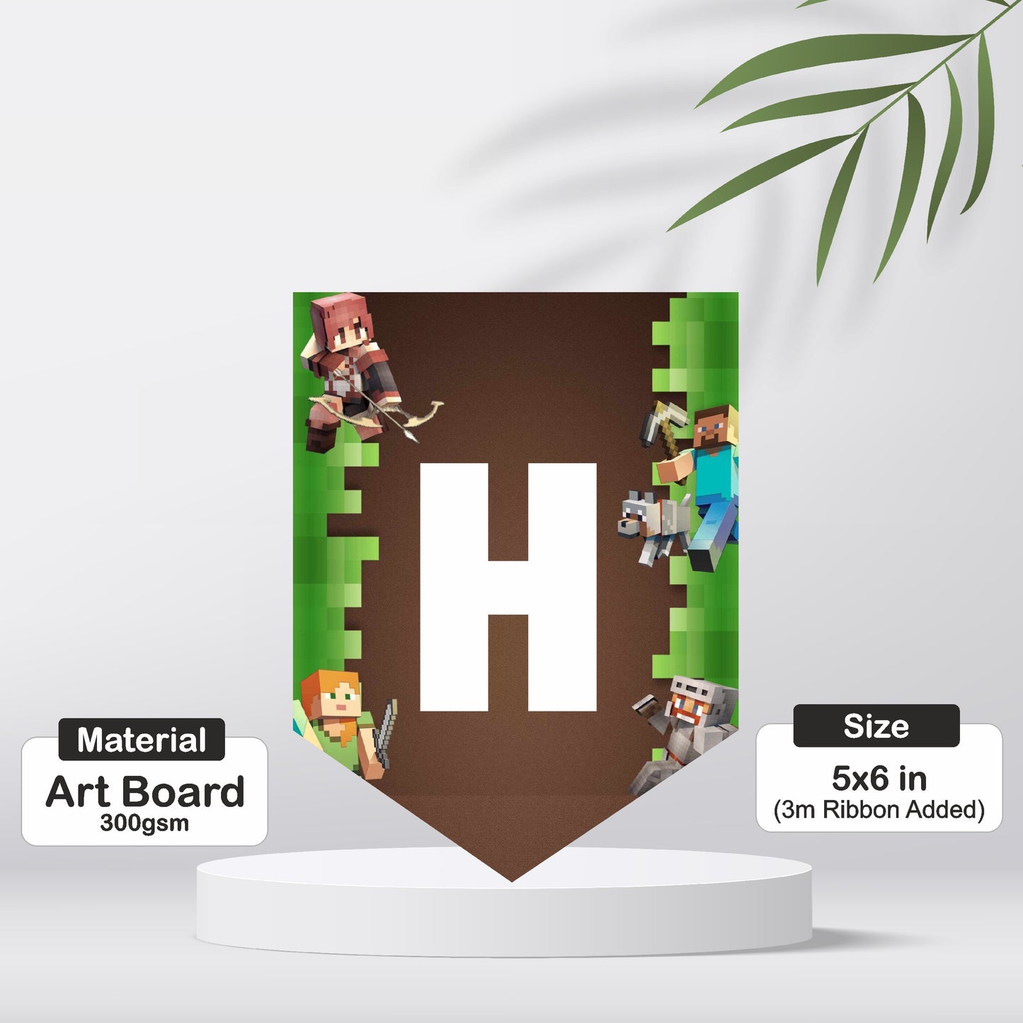Minecraft Theme Classic Bunting