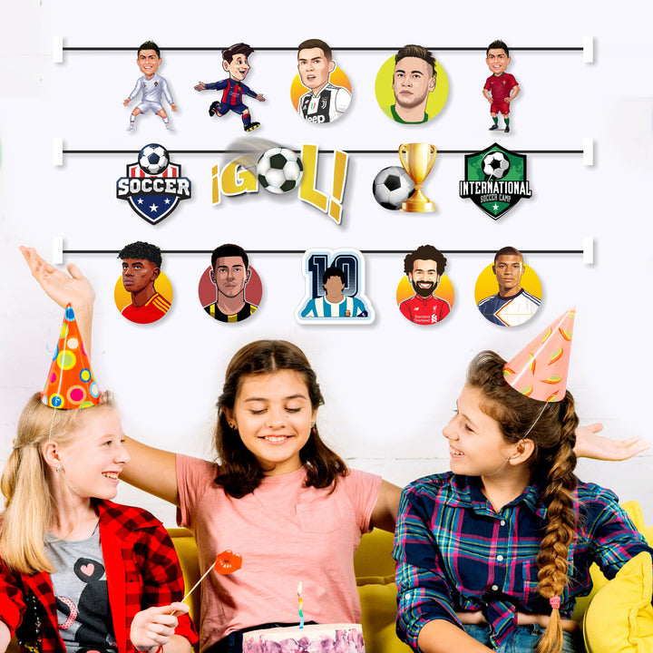 Football Theme Character Bunting My Store