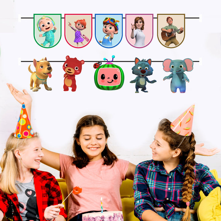 Cocomelon Theme Character Bunting My Store