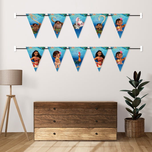 Moana Theme Character Bunting