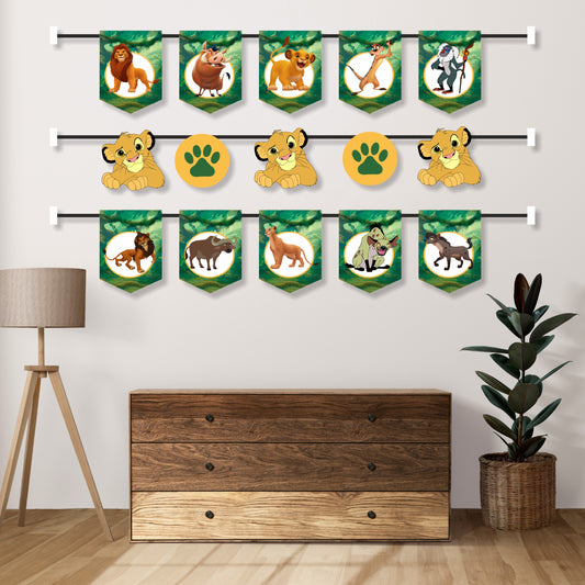 Lion King Theme Character Bunting