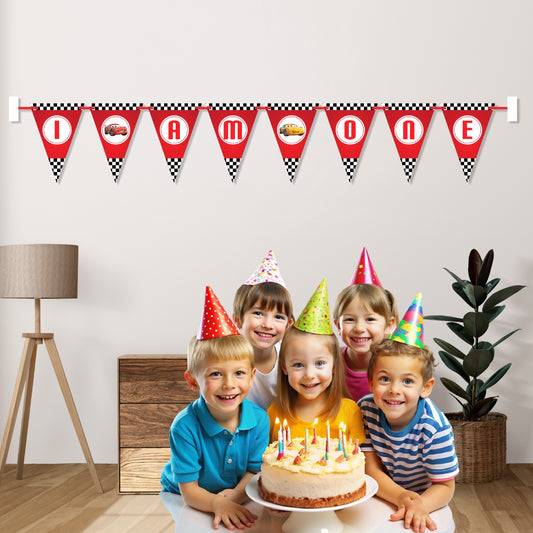 McQeen Car Theme Age Bunting