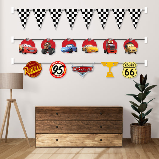 McQeen Car Theme Character Bunting