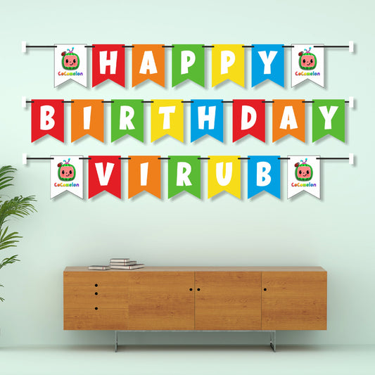 Cocomelon Theme Bunting