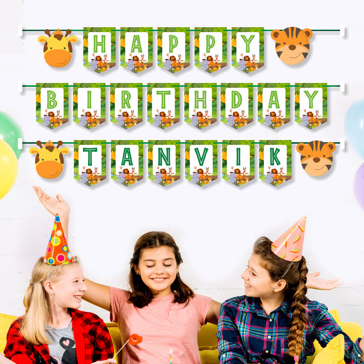 Jungle Theme Customized Bunting My Store