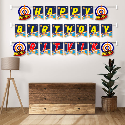 Nerf Gun Theme Bunting