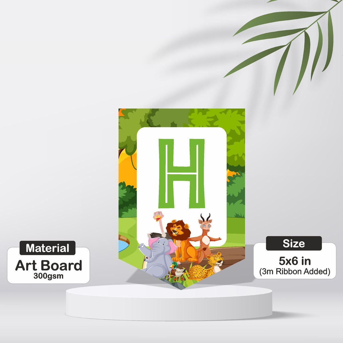 Jungle Theme Customized Bunting My Store