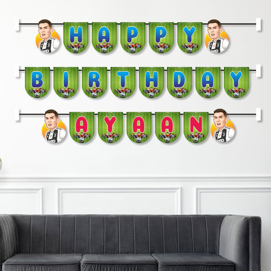 Football Theme Personalized Bunting