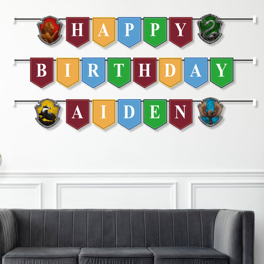 Harry Potter Theme Personalized Bunting