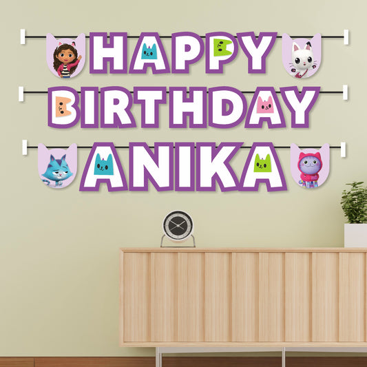 Gabby’s Dollhouse Theme Bunting