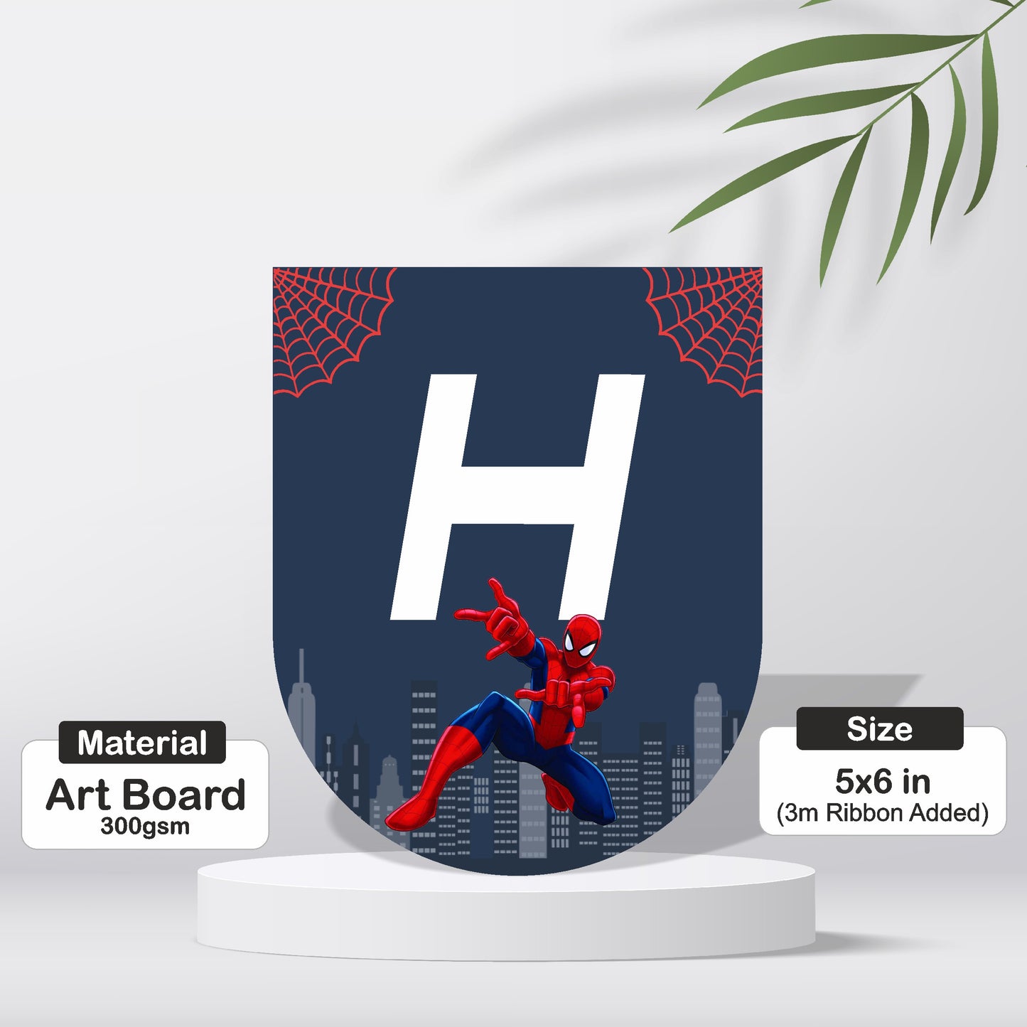 Spiderman Theme Customized Bunting