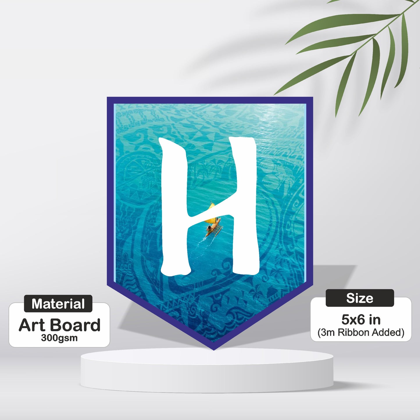 Moana Theme Personalized Bunting