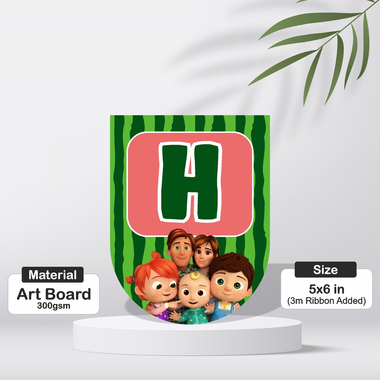 Cocomelon Theme Personalized Bunting