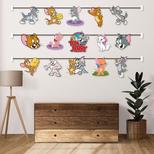 Tom & Jerry Theme Character Bunting
